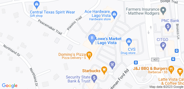 Map to Brazilian Top Team Lago Vista